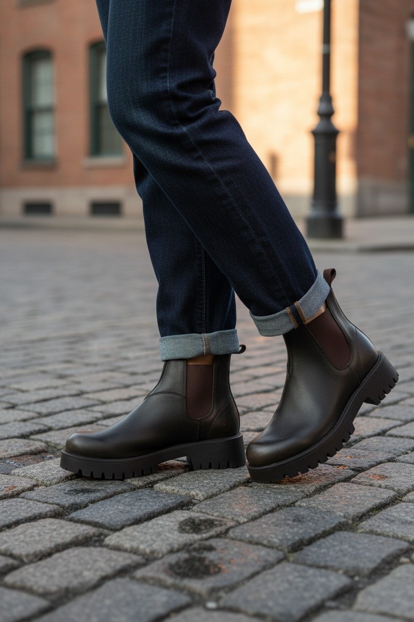 Universal Thread "Zora" Chelsea Ankle Boots Size: 7 Color: Brown